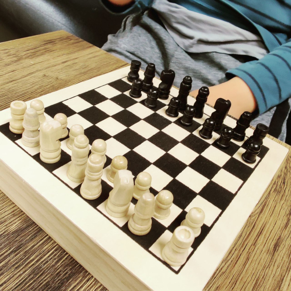 Набор игр 4 в 1 Universal Set / Шашки, шахматы, домино, микадо